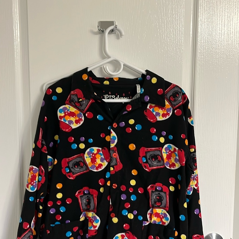 New Without Tags Women’s Size M PJ Salvage “Gumball Machine” 100% Cotton PJ Set